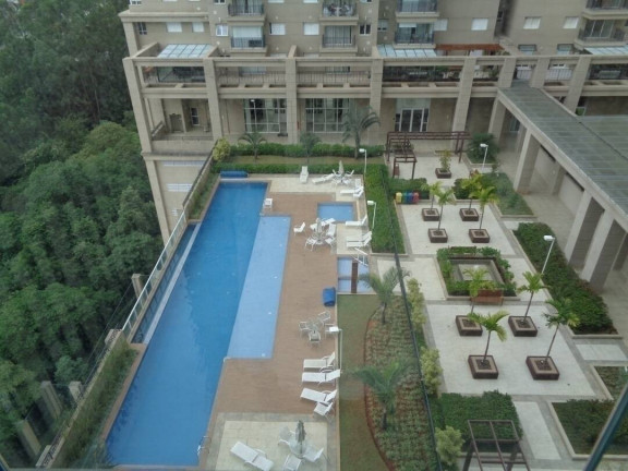 Imagem Apartamento com 1 Quarto para Alugar, 50 m² em Sítio Tamboré Alphaville - Barueri