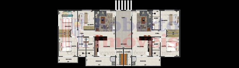 Imagem Apartamento com 2 Quartos à Venda, 73 m² em Paese - Itapoá Imagem Apartamento com 2 Quartos à Venda, 73 m² em Paese - Itapoá