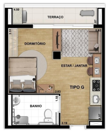 Imagem Imóvel com 1 Quarto à Venda, 32 m² em Vila Santa Catarina - São Paulo Imagem Imóvel com 1 Quarto à Venda, 32 m² em Vila Santa Catarina - São Paulo