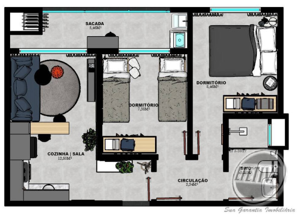 Imagem Apartamento com 2 Quartos à Venda, 12 m² em Albatroz - Matinhos Imagem Apartamento com 2 Quartos à Venda, 12 m² em Albatroz - Matinhos