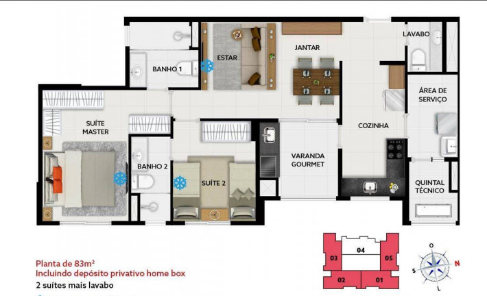 Imagem Apartamento com 2 Quartos à Venda, 84 m² em Jardim Proença - Campinas Imagem Apartamento com 2 Quartos à Venda, 84 m² em Jardim Proença - Campinas
