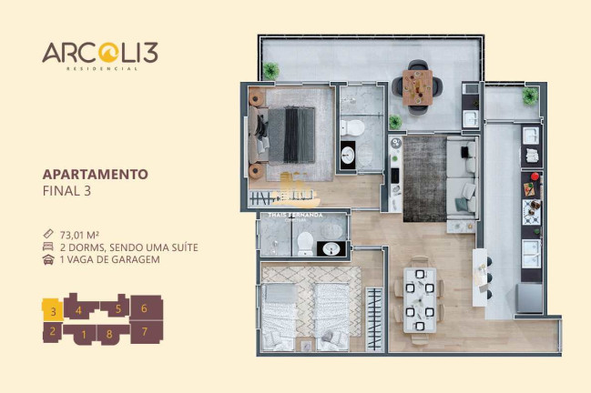 Imagem Apartamento com 2 Quartos à Venda, 73 m² em Mirim - Praia Grande Imagem Apartamento com 2 Quartos à Venda, 73 m² em Mirim - Praia Grande