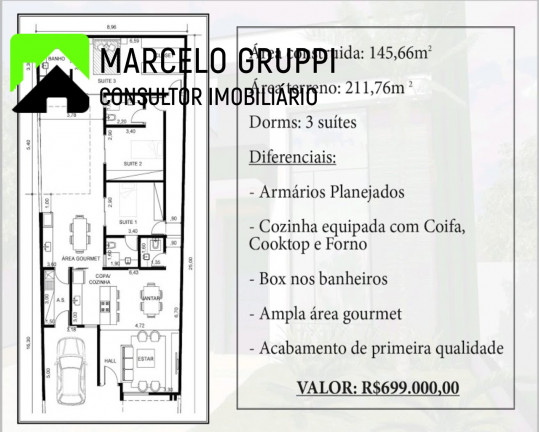 Imagem Casa com 3 Quartos à Venda, 149 m² em Jardim Mantova - Indaiatuba Imagem Casa com 3 Quartos à Venda, 149 m² em Jardim Mantova - Indaiatuba