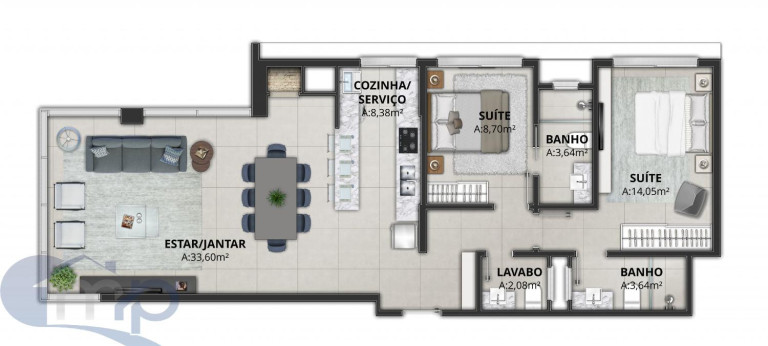 Imagem Apartamento com 2 Quartos à Venda, 90 m² em Centro - Torres Imagem Apartamento com 2 Quartos à Venda, 90 m² em Centro - Torres