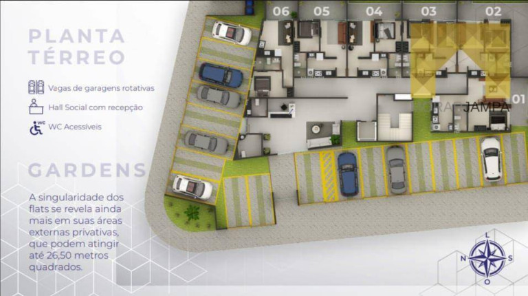 Imagem Apartamento com 1 Quarto à Venda, 28 m² em Cabo Branco - João Pessoa Imagem Apartamento com 1 Quarto à Venda, 28 m² em Cabo Branco - João Pessoa