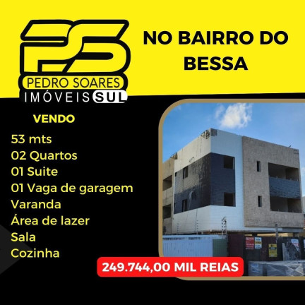 Apartamento com 2 Quartos à Venda, 53 m² em Bessa - João Pessoa