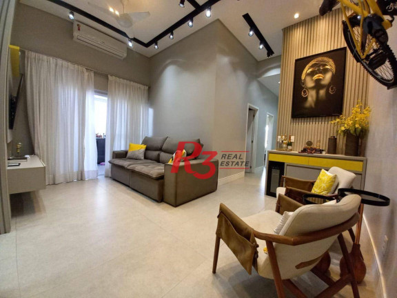 Imagem Apartamento com 3 Quartos à Venda, 90 m² em Campo Grande - Santos Imagem Apartamento com 3 Quartos à Venda, 90 m² em Campo Grande - Santos