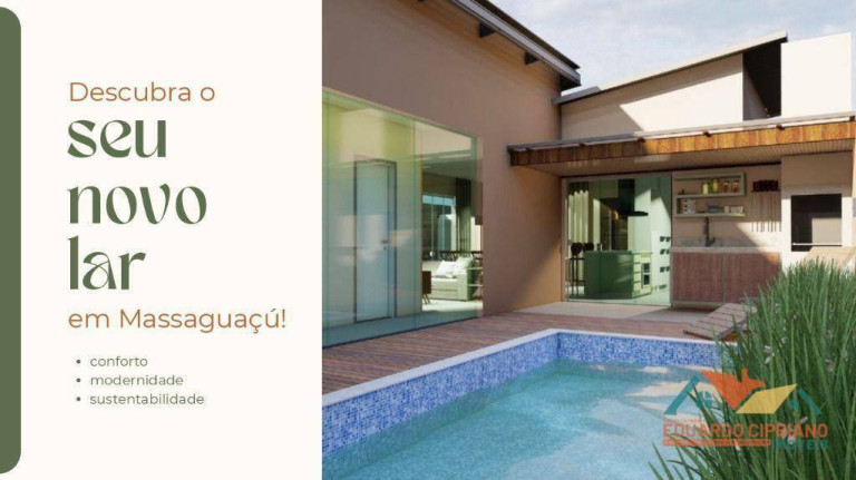 Casa com 3 Quartos à Venda, 105 m² em Massaguaçu - Caraguatatuba