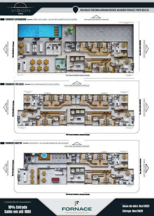 Imagem Apartamento com 3 Quartos à Venda, 110 m² em Perequê - Porto Belo