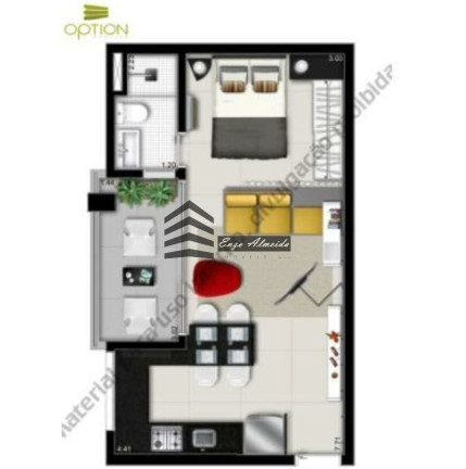 Imagem Apartamento com 2 Quartos à Venda, 38 m² em Paraíso - São Paulo Imagem Apartamento com 2 Quartos à Venda, 38 m² em Paraíso - São Paulo