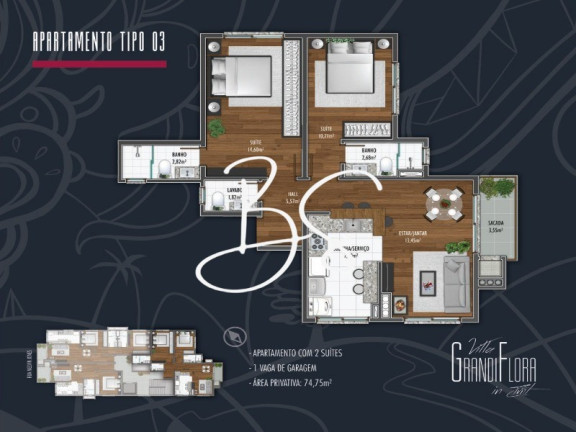 Imagem Apartamento com 1 Quarto à Venda, 93 m² em Centro - Canela Imagem Apartamento com 1 Quarto à Venda, 93 m² em Centro - Canela