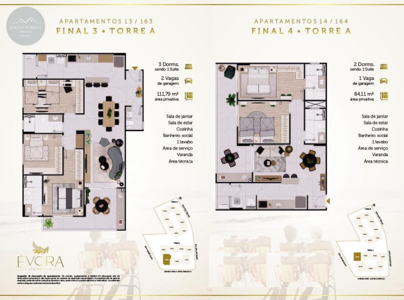 Imagem Imóvel com 2 Quartos à Venda, 84 m² em Flórida - Praia Grande