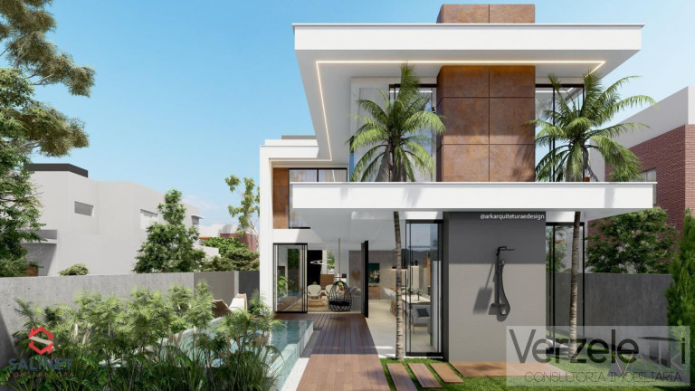 Imagem Casa com 4 Quartos à Venda, 328 m² em Jardim Dourado - Porto Belo