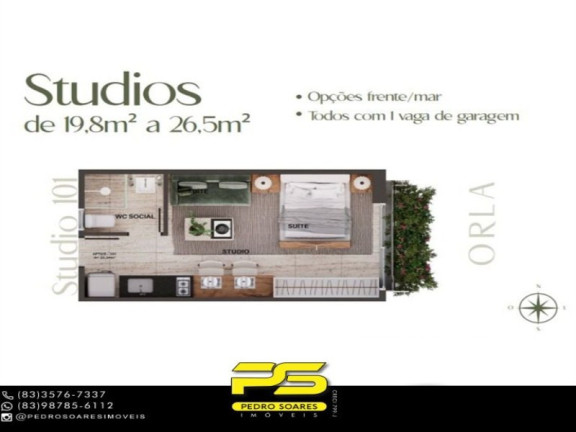 Imagem Apartamento com 2 Quartos à Venda, 95 m² em Cabo Branco - João Pessoa Imagem Apartamento com 2 Quartos à Venda, 95 m² em Cabo Branco - João Pessoa