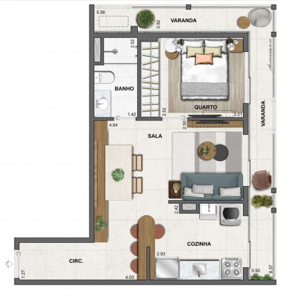 Imagem Imóvel com 1 Quarto à Venda, 41 m² em Botafogo - Rio De Janeiro