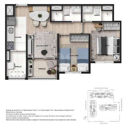 Imagem Apartamento com 2 Quartos à Venda, 52 m² em Vila Carrão - São Paulo