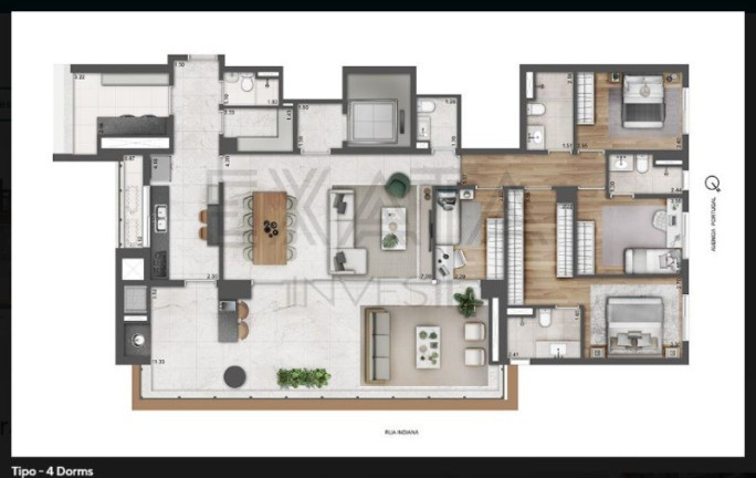 Imagem Imóvel com 4 Quartos à Venda, 230 m² em Brooklin Paulista - São Paulo Imagem Imóvel com 4 Quartos à Venda, 230 m² em Brooklin Paulista - São Paulo