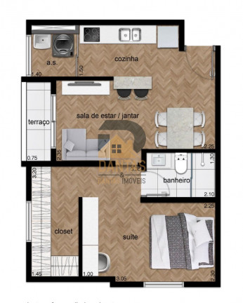 Imagem Imóvel com 2 Quartos à Venda, 60 m² em São Luiz - Itu Imagem Imóvel com 2 Quartos à Venda, 60 m² em São Luiz - Itu