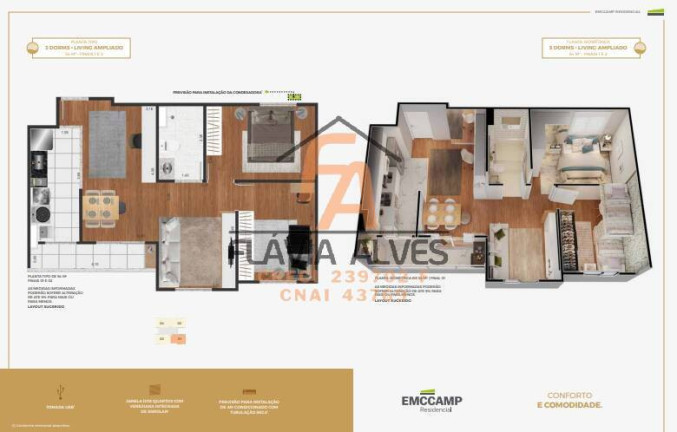 Imagem Apartamento com 3 Quartos à Venda, 54 m² em Jardim Carlos Gomes - Jundiaí Imagem Apartamento com 3 Quartos à Venda, 54 m² em Jardim Carlos Gomes - Jundiaí