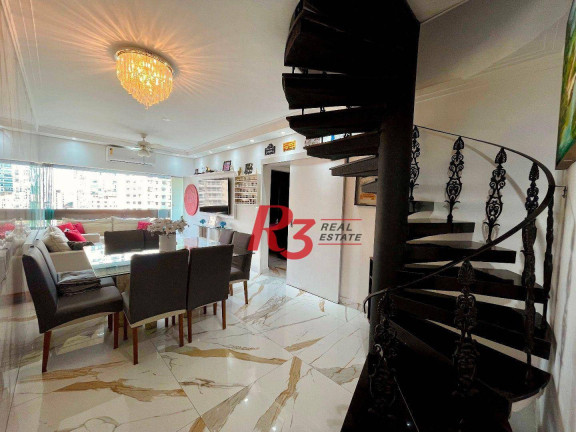 Imagem Cobertura com 3 Quartos à Venda, 223 m² em Boqueirão - Santos