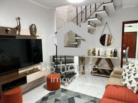 Imagem Sobrado com 2 Quartos para Alugar, 123 m² em Vila Bastos - Santo André