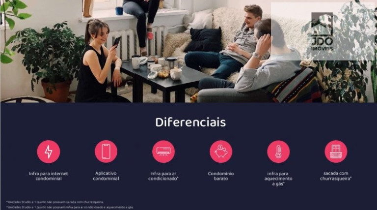 Imagem Apartamento com 1 Quarto à Venda, 46 m² em Portão - Curitiba Imagem Apartamento com 1 Quarto à Venda, 46 m² em Portão - Curitiba