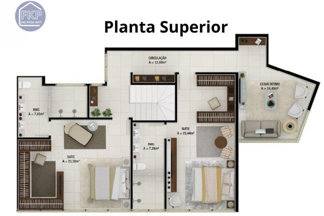 Imagem Apartamento com 6 Quartos à Venda, 333 m² em Jurerê Internacional - Florianópolis