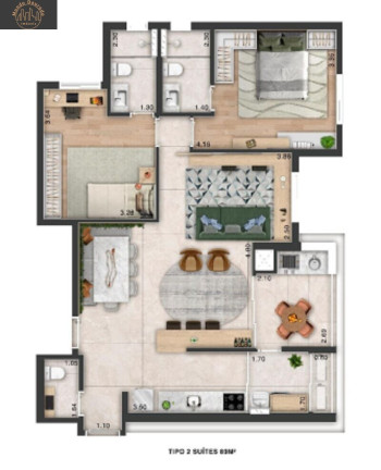 Imagem Apartamento com 3 Quartos à Venda, 89 m² em Centro - São Caetano Do Sul Imagem Apartamento com 3 Quartos à Venda, 89 m² em Centro - São Caetano Do Sul