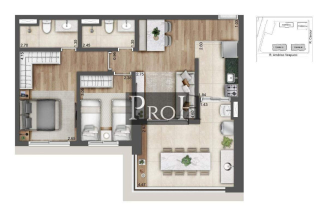 Imagem Apartamento com 2 Quartos à Venda, 72 m² em Vila Prudente - São Paulo Imagem Apartamento com 2 Quartos à Venda, 72 m² em Vila Prudente - São Paulo