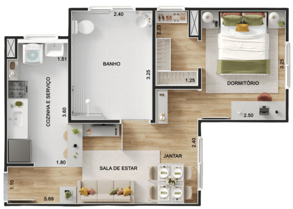 Imagem Imóvel com 1 Quarto à Venda, 42 m² em Jardim Campos Elíseos - Campinas Imagem Imóvel com 1 Quarto à Venda, 42 m² em Jardim Campos Elíseos - Campinas