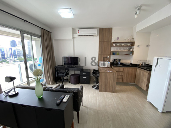 Imagem Apartamento com 1 Quarto para Alugar, 33 m² em Santo Amaro - São Paulo Imagem Apartamento com 1 Quarto para Alugar, 33 m² em Santo Amaro - São Paulo