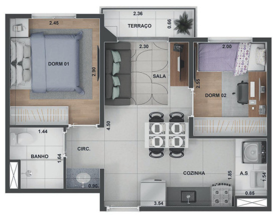 Imagem Apartamento com 2 Quartos à Venda, 37 m² em Campo Limpo - São Paulo Imagem Apartamento com 2 Quartos à Venda, 37 m² em Campo Limpo - São Paulo