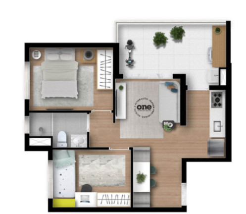 Imóvel com 1 Quarto à Venda, 34 m² em Vila Clementino - São Paulo