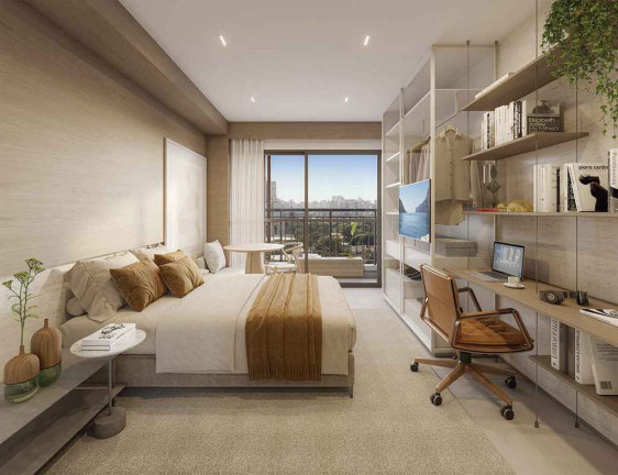 Imagem Imóvel com 1 Quarto à Venda, 28 m² em Moema - São Paulo