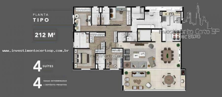 Imagem Apartamento com 3 Quartos à Venda, 212 m² em Perdizes - São Paulo