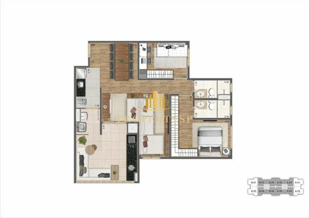 Imagem Apartamento com 3 Quartos à Venda, 83 m² em Barra Funda - São Paulo