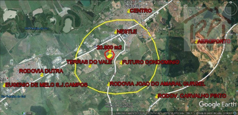 Imagem Terreno à Venda, 20.300 m² em Residencial Esperança - Caçapava Imagem Terreno à Venda, 20.300 m² em Residencial Esperança - Caçapava
