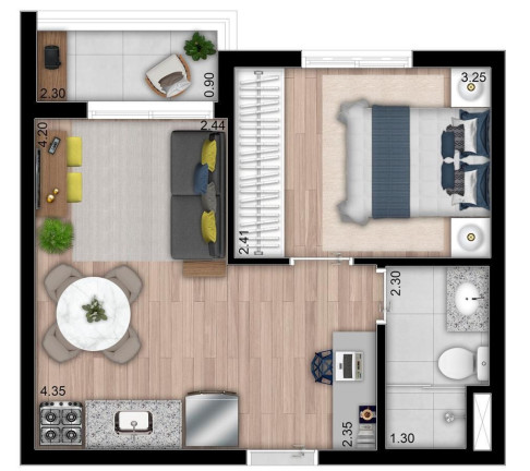 Imagem Imóvel com 1 Quarto à Venda, 27 m² em Morumbi - São Paulo Imagem Imóvel com 1 Quarto à Venda, 27 m² em Morumbi - São Paulo