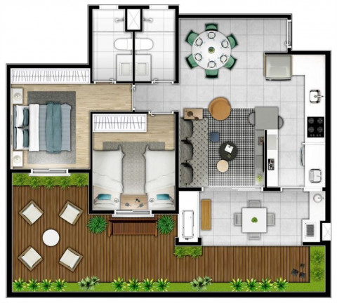 Imagem Imóvel com 3 Quartos à Venda, 76 m² em Swiss Park - Campinas Imagem Imóvel com 3 Quartos à Venda, 76 m² em Swiss Park - Campinas