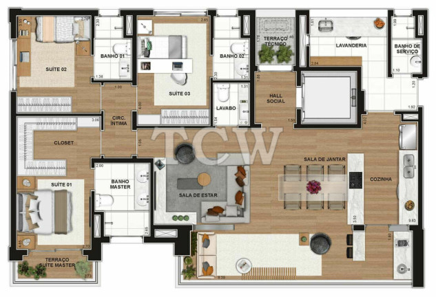 Imagem Apartamento com 3 Quartos à Venda, 147 m² em Itaim Bibi - São Paulo Imagem Apartamento com 3 Quartos à Venda, 147 m² em Itaim Bibi - São Paulo