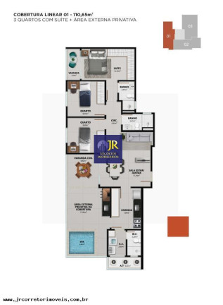 Imagem Imóvel com 2 Quartos à Venda, 64 m² em Jockey De Itaparica - Vila Velha