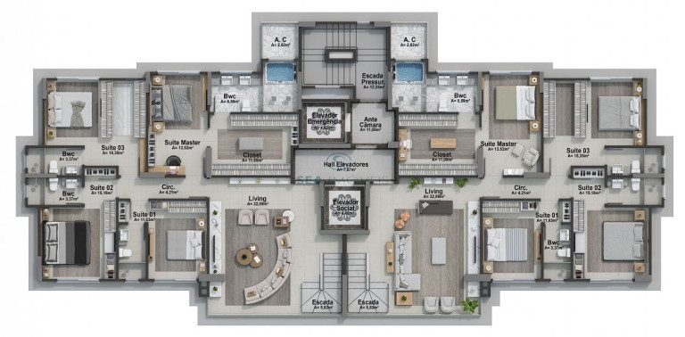 Imagem Apartamento com 4 Quartos à Venda, 146 m² em Pioneiros - Balneário Camboriú