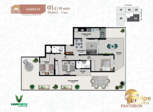 Imagem Imóvel com 2 Quartos à Venda, 80 m² em Praia Do Morro - Guarapari