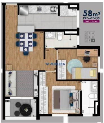 Imagem Apartamento com 2 Quartos à Venda, 58 m² em Picanço - Guarulhos