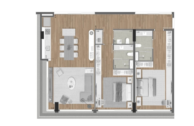 Imagem Imóvel com 1 Quarto à Venda, 103 m² em Itaim Bibi - São Paulo