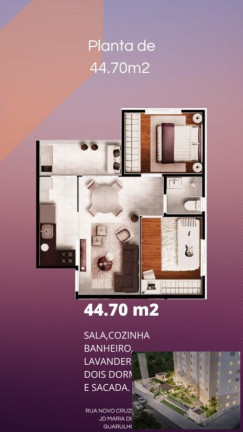 Imagem Apartamento com 2 Quartos à Venda, 40 m² em Jardim Maria Dirce - Guarulhos Imagem Apartamento com 2 Quartos à Venda, 40 m² em Jardim Maria Dirce - Guarulhos