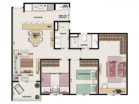 Imagem Imóvel com 2 Quartos à Venda, 87 m² em Jardim Carlos Gomes - Jundiaí Imagem Imóvel com 2 Quartos à Venda, 87 m² em Jardim Carlos Gomes - Jundiaí