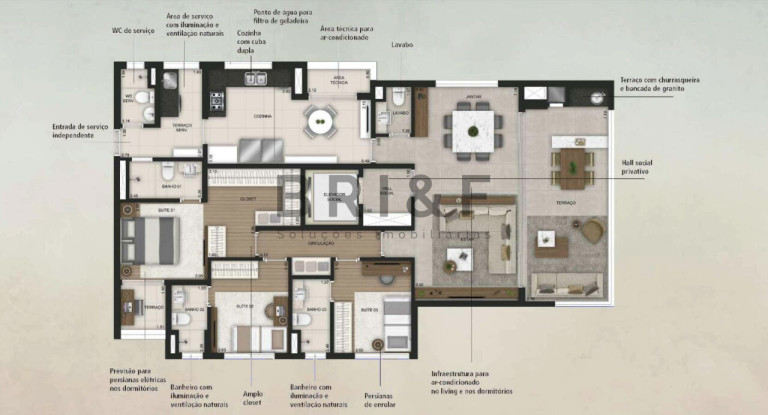 Imagem Apartamento com 3 Quartos à Venda, 141 m² em Brooklin - São Paulo Imagem Apartamento com 3 Quartos à Venda, 141 m² em Brooklin - São Paulo