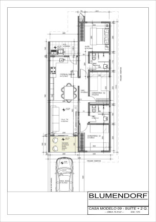 Imagem Casa com 2 Quartos à Venda, 68 m² em Testo Salto - Blumenau