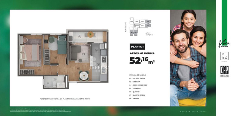 Imagem Apartamento com 2 Quartos à Venda, 52 m² em Montolar - Marília Imagem Apartamento com 2 Quartos à Venda, 52 m² em Montolar - Marília